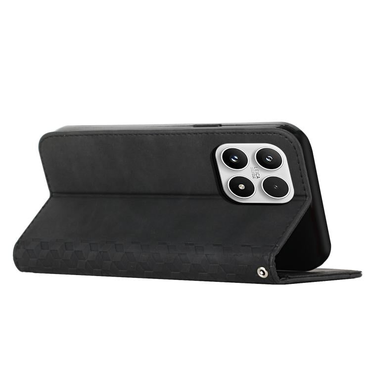 For Xiaomi 17 Diamond Splicing Skin Feel Magnetic Leather Phone Case