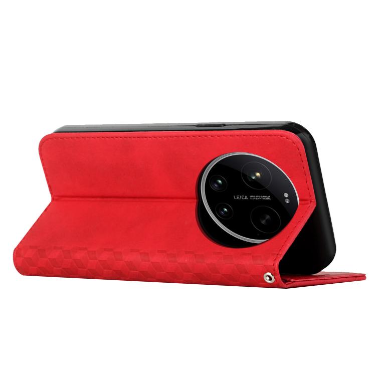 For Xiaomi 17 Ultra Diamond Splicing Skin Feel Magnetic Leather Phone Case