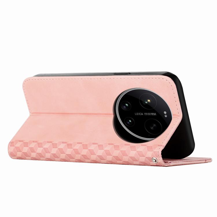 For Xiaomi 17 Ultra Diamond Splicing Skin Feel Magnetic Leather Phone Case