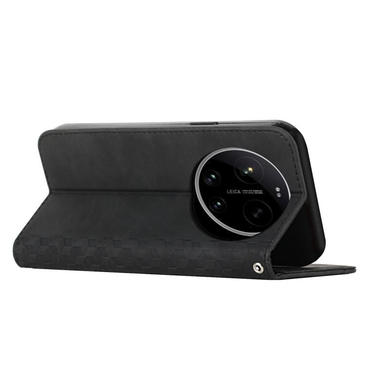 For Xiaomi 17 Ultra Diamond Splicing Skin Feel Magnetic Leather Phone Case