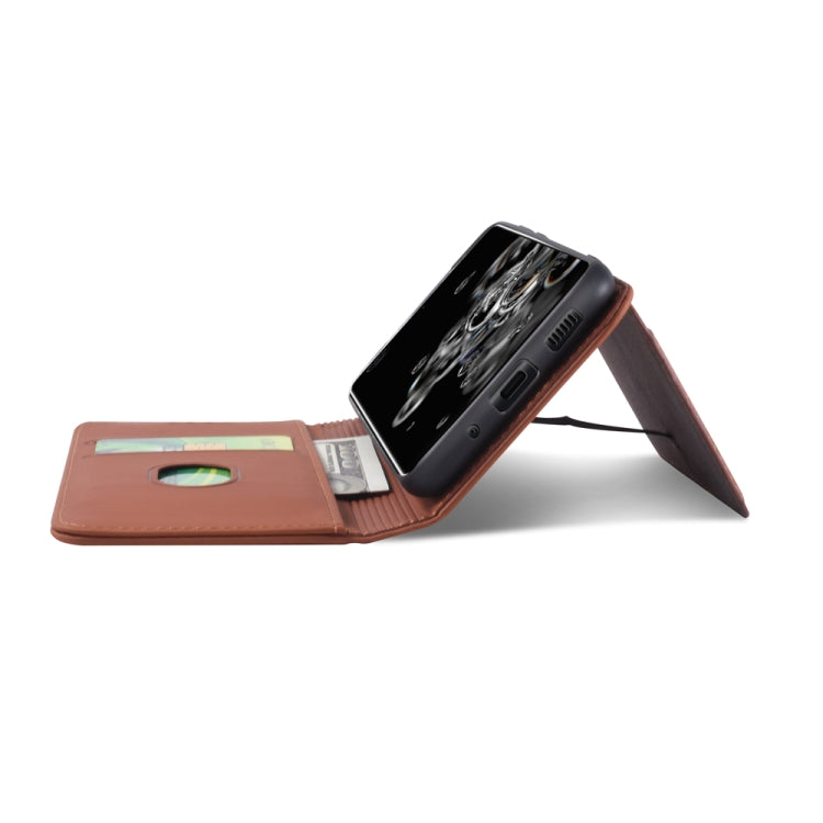 For Samsung Galaxy S20 Ultra 5G Strong Magnetism Shockproof Horizontal Flip Liquid Feel Leather Case with Holder & Card Slots & Wallet