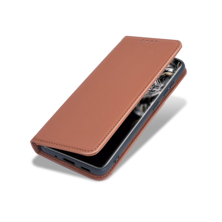 For Samsung Galaxy S20 Ultra 5G Strong Magnetism Shockproof Horizontal Flip Liquid Feel Leather Case with Holder & Card Slots & Wallet