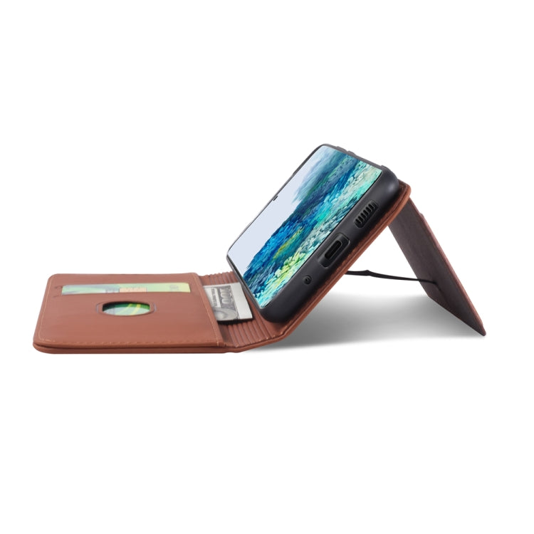 For Samsung Galaxy S20 5G Strong Magnetism Shockproof Horizontal Flip Liquid Feel Leather Case with Holder & Card Slots & Wallet