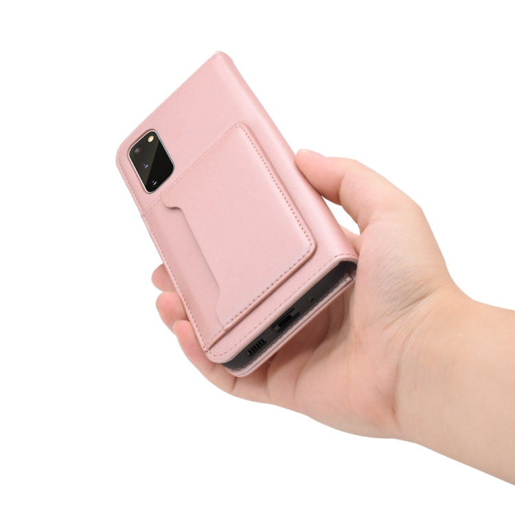 For Samsung Galaxy S20 5G Strong Magnetism Shockproof Horizontal Flip Liquid Feel Leather Case with Holder & Card Slots & Wallet