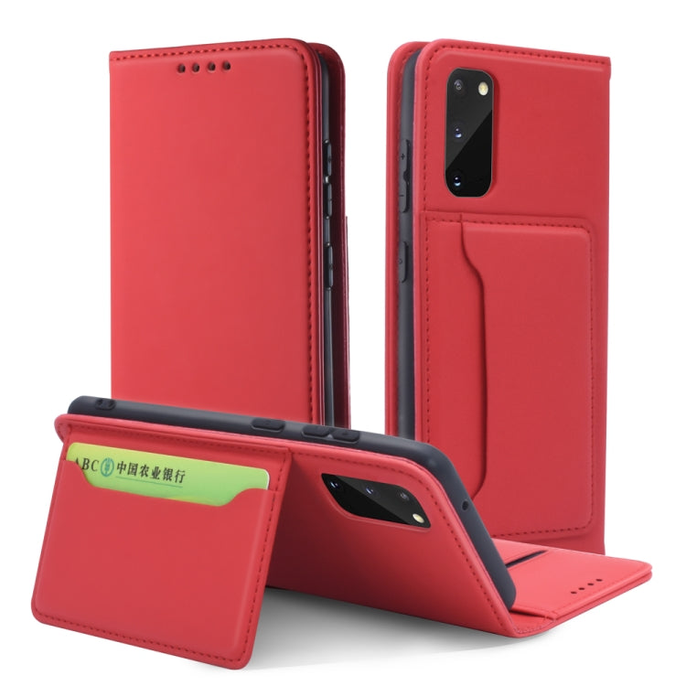 For Samsung Galaxy S20 5G Strong Magnetism Shockproof Horizontal Flip Liquid Feel Leather Case with Holder & Card Slots & Wallet