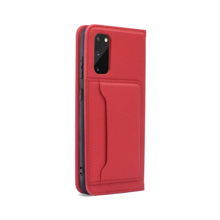 For Samsung Galaxy S20 5G Strong Magnetism Shockproof Horizontal Flip Liquid Feel Leather Case with Holder & Card Slots & Wallet