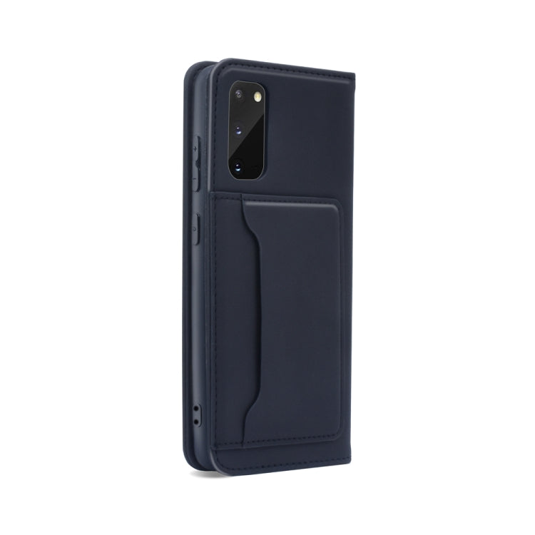 For Samsung Galaxy S20 5G Strong Magnetism Shockproof Horizontal Flip Liquid Feel Leather Case with Holder & Card Slots & Wallet