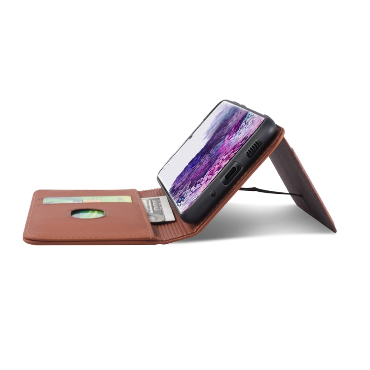 For Samsung Galaxy S20 Plus 5G Strong Magnetism Shockproof Horizontal Flip Liquid Feel Leather Case with Holder & Card Slots & Wallet