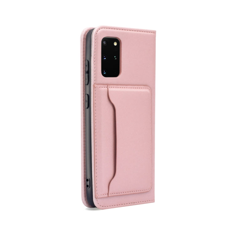 For Samsung Galaxy S20 Plus 5G Strong Magnetism Shockproof Horizontal Flip Liquid Feel Leather Case with Holder & Card Slots & Wallet