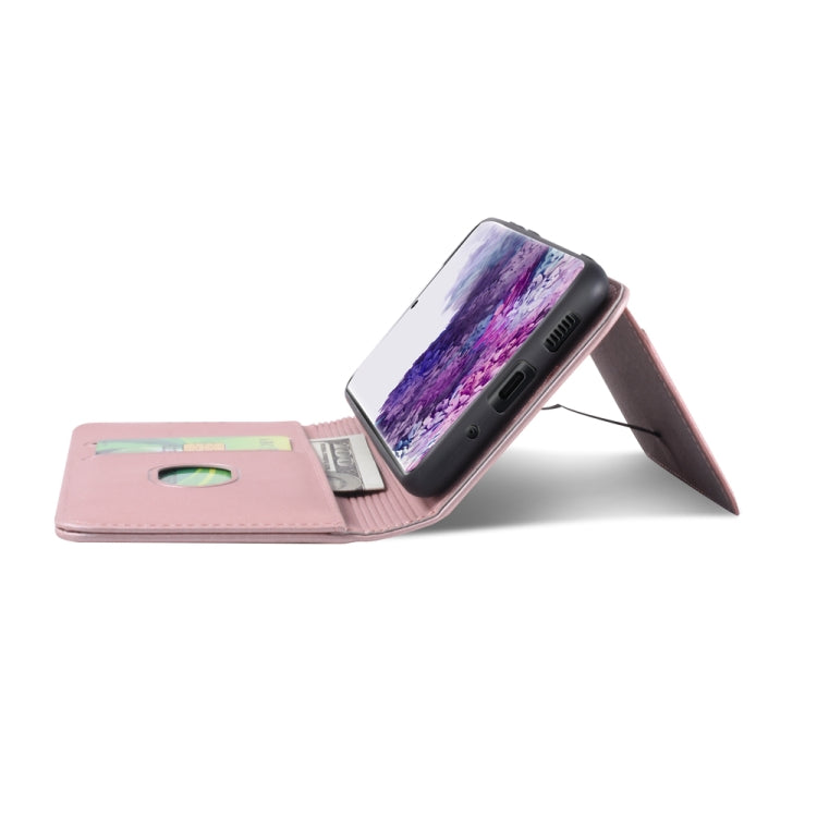 For Samsung Galaxy S20 Plus 5G Strong Magnetism Shockproof Horizontal Flip Liquid Feel Leather Case with Holder & Card Slots & Wallet