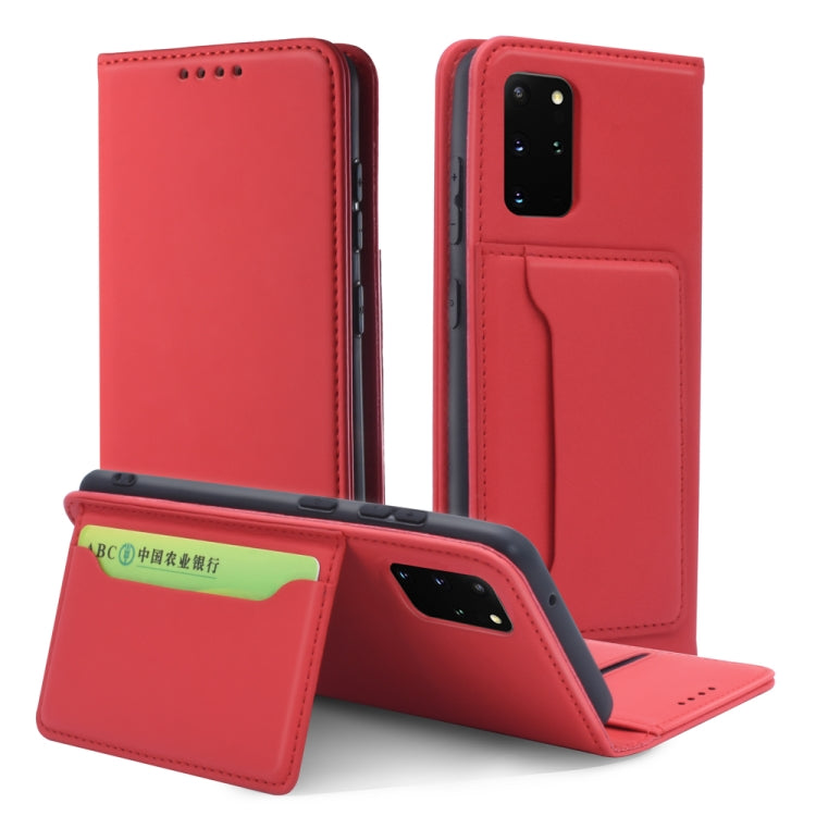 For Samsung Galaxy S20 Plus 5G Strong Magnetism Shockproof Horizontal Flip Liquid Feel Leather Case with Holder & Card Slots & Wallet