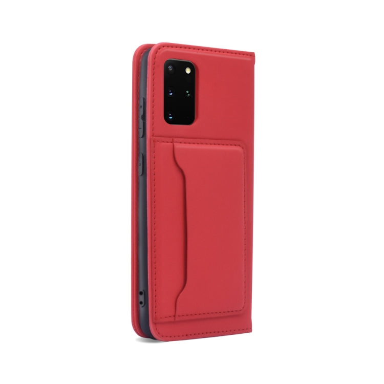 For Samsung Galaxy S20 Plus 5G Strong Magnetism Shockproof Horizontal Flip Liquid Feel Leather Case with Holder & Card Slots & Wallet