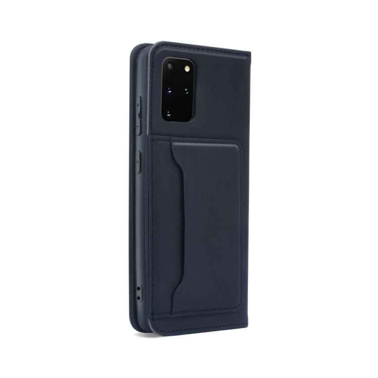 For Samsung Galaxy S20 Plus 5G Strong Magnetism Shockproof Horizontal Flip Liquid Feel Leather Case with Holder & Card Slots & Wallet