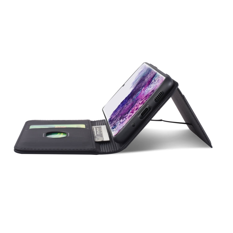 For Samsung Galaxy S20 Plus 5G Strong Magnetism Shockproof Horizontal Flip Liquid Feel Leather Case with Holder & Card Slots & Wallet