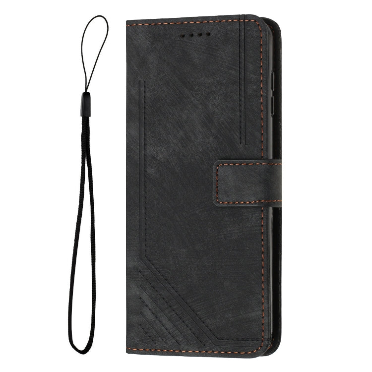 For Xiaomi 14T Pro Skin Feel Stripe Pattern Leather Phone Case