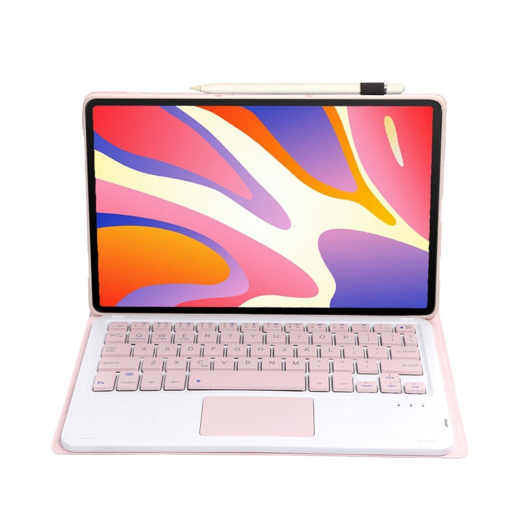 For Huawei MatePad SE 11 2024 AH21-A Ultra-thin Detachable Bluetooth Keyboard Leather Tablet Case with Touchpad