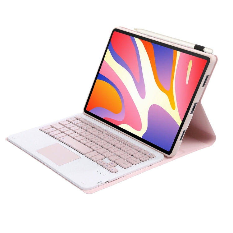 For Huawei MatePad SE 11 2024 AH21-A Ultra-thin Detachable Bluetooth Keyboard Leather Tablet Case with Touchpad