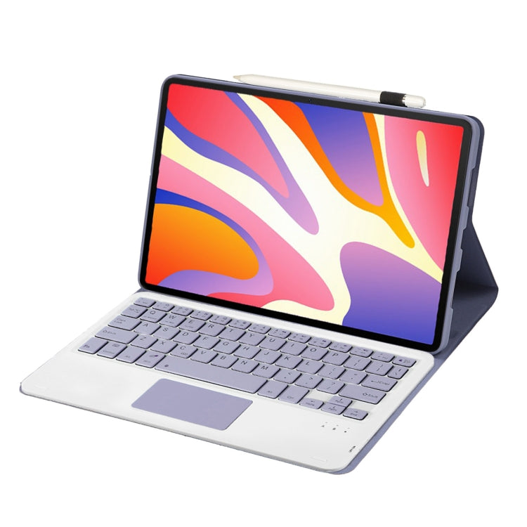 For Huawei MatePad SE 11 2024 AH21-A Ultra-thin Detachable Bluetooth Keyboard Leather Tablet Case with Touchpad