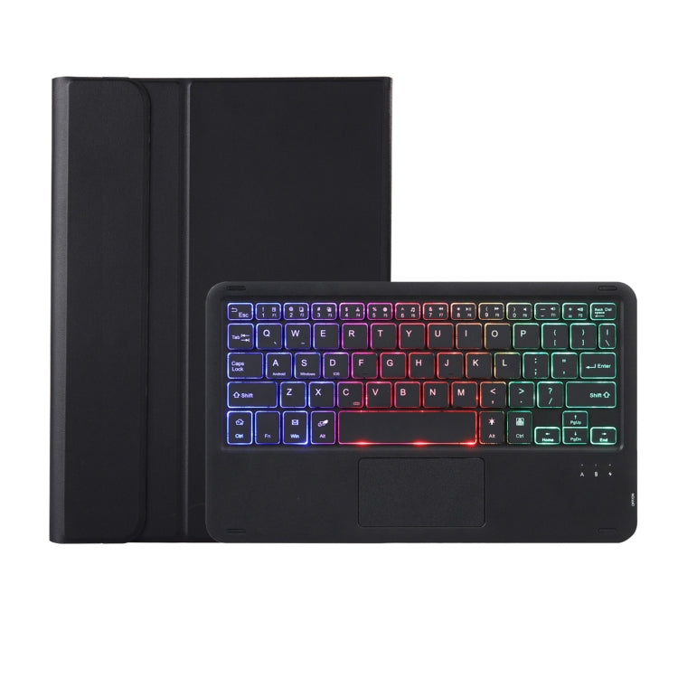 For Huawei MatePad SE 11 2024 AH21-AS Ultra-thin Detachable Backlight Bluetooth Keyboard Leather Tablet Case with Touchpad
