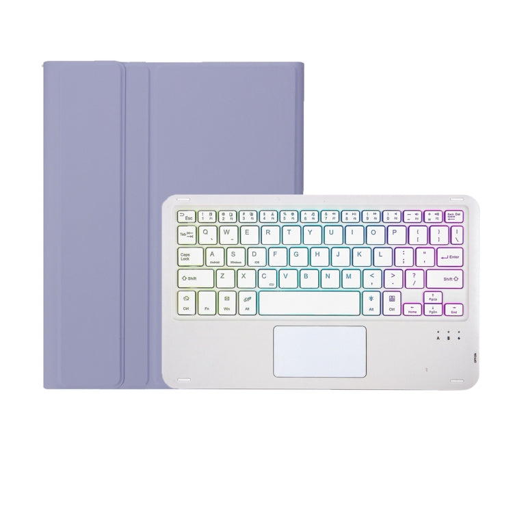 For Huawei MatePad SE 11 2024 AH21-AS Ultra-thin Detachable Backlight Bluetooth Keyboard Leather Tablet Case with Touchpad