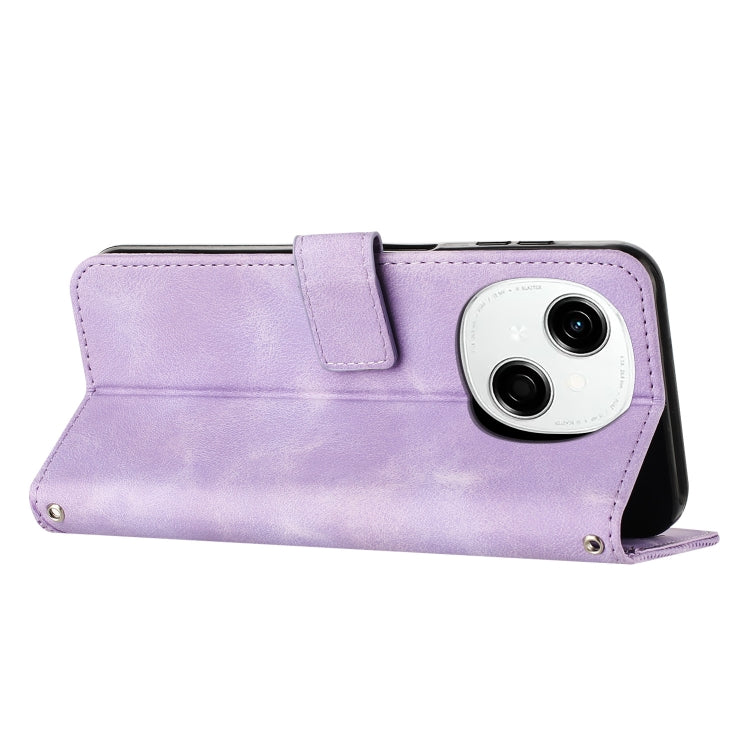 For Tecno Spark Go 1 Dream Triangle Leather Phone Case