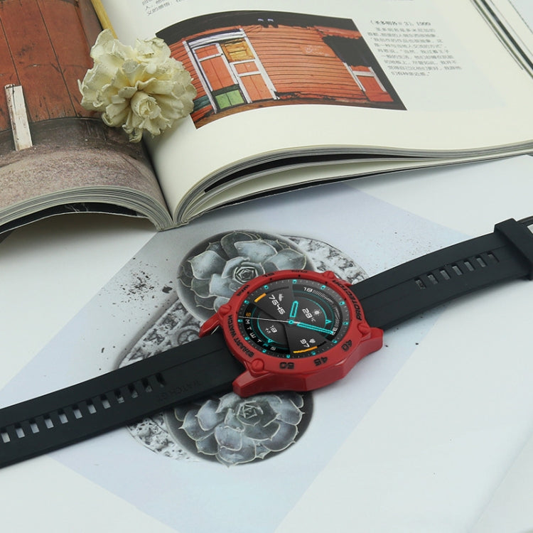 For Huawei Watch GT2 46mm Smart Watch TPU Protective Case, Color:Red+Black