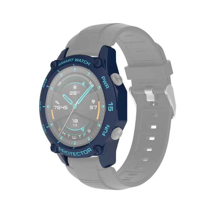 For Huawei Watch GT2 46mm Smart Watch TPU Protective Case, Color:Blue+Sky Blue