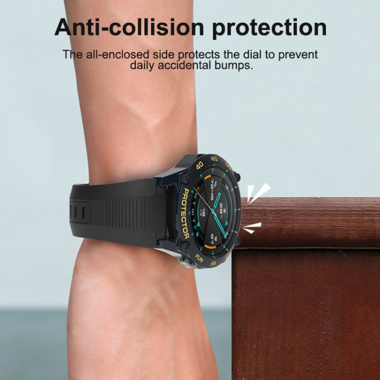 For Huawei Watch GT2 46mm Smart Watch TPU Protective Case, Color:White