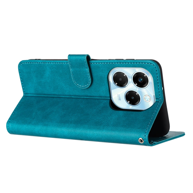 For Infinix Note 40X 5G Solid Calf Texture Flip Leather Phone Case