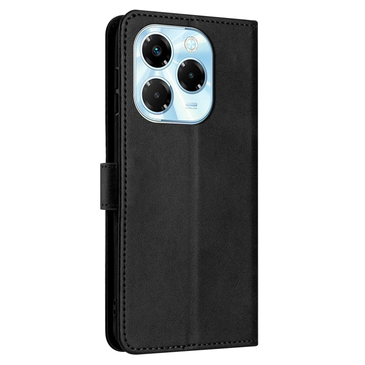 For Infinix Note 40X 5G Solid Calf Texture Flip Leather Phone Case