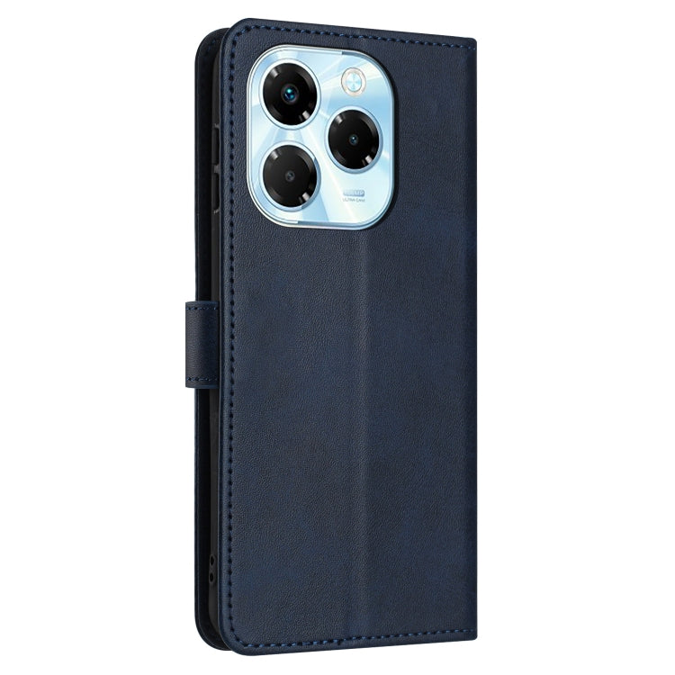 For Infinix Note 40X 5G Solid Calf Texture Flip Leather Phone Case