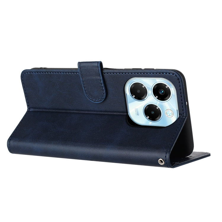 For Infinix Note 40X 5G Solid Calf Texture Flip Leather Phone Case