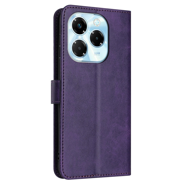 For Infinix Note 40X 5G Solid Calf Texture Flip Leather Phone Case