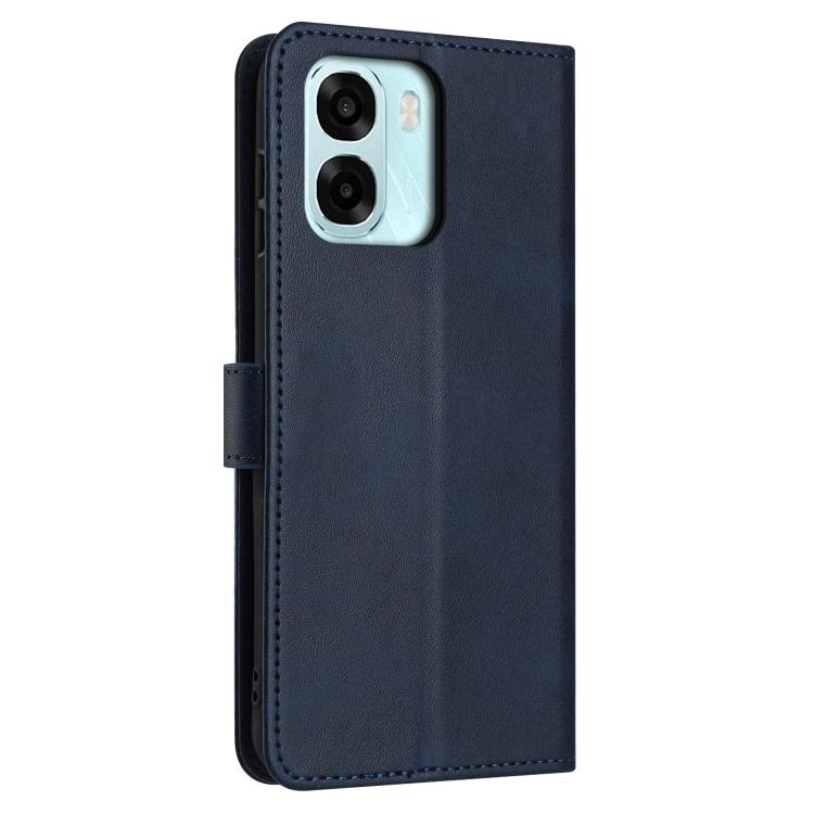 For OPPO A6x 5G / A6 5G Solid Calf Texture Flip Leather Phone Case