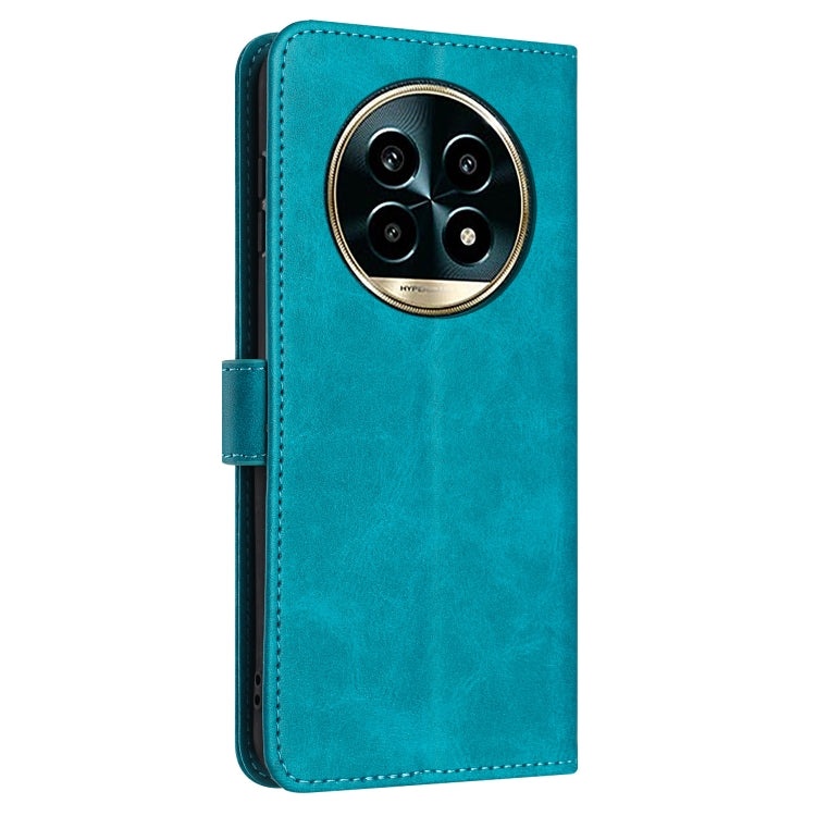 For Realme 13 Pro+ 5G Global Solid Calf Texture Flip Leather Phone Case