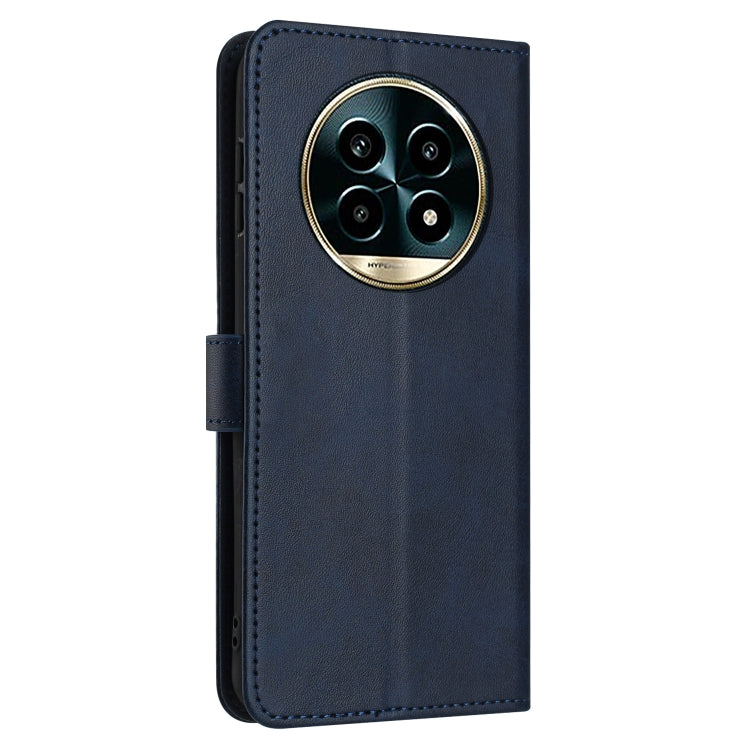 For Realme 13 Pro+ 5G Global Solid Calf Texture Flip Leather Phone Case