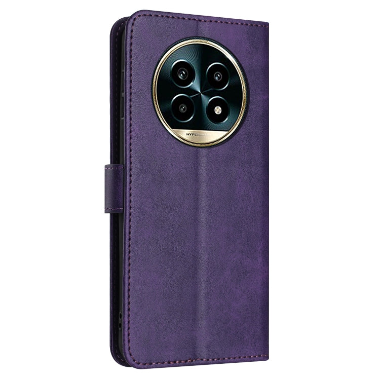 For Realme 13 Pro+ 5G Global Solid Calf Texture Flip Leather Phone Case