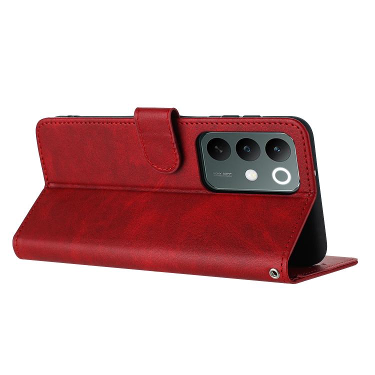 For Realme C85 5G / 15x 5G India Solid Calf Texture Flip Leather Phone Case