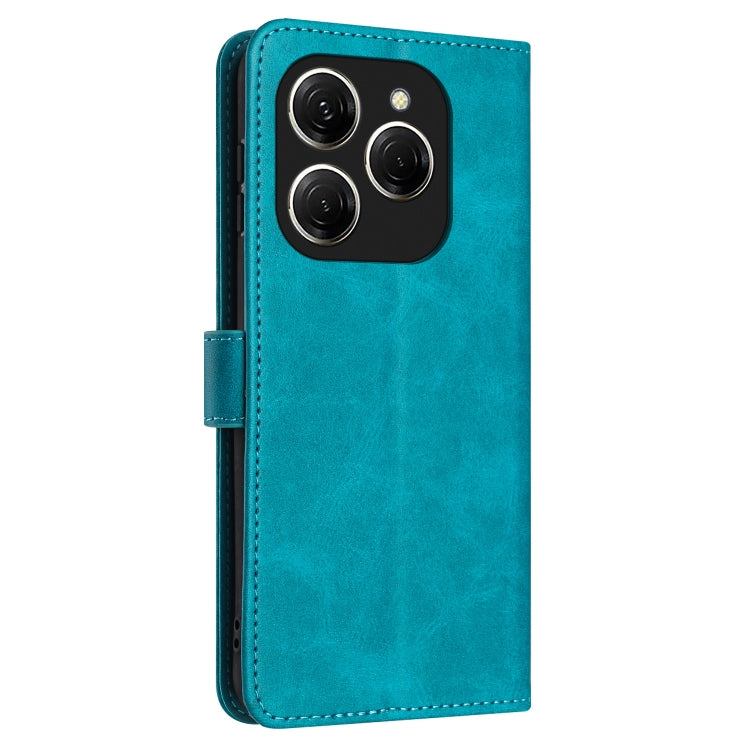 For Tecno Spark 20 Pro 5G Solid Calf Texture Flip Leather Phone Case