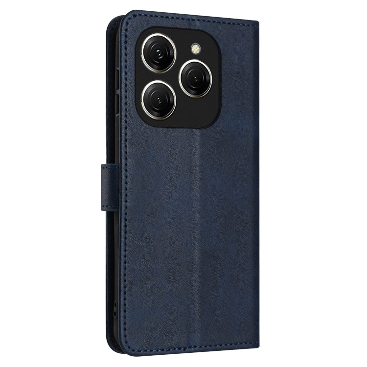 For Tecno Spark 20 Pro 5G Solid Calf Texture Flip Leather Phone Case