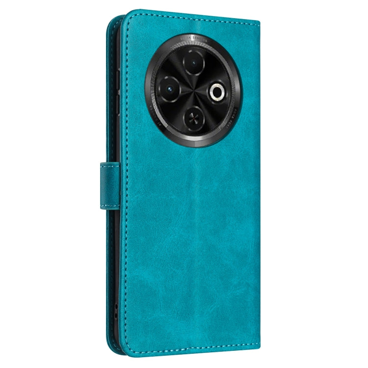 For Tecno Spark 30C Solid Calf Texture Flip Leather Phone Case