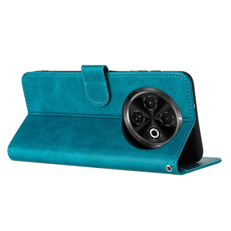 For Tecno Spark 30C Solid Calf Texture Flip Leather Phone Case