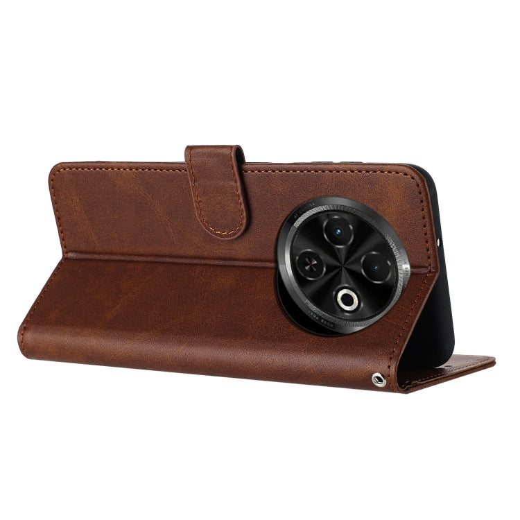 For Tecno Spark 30C Solid Calf Texture Flip Leather Phone Case