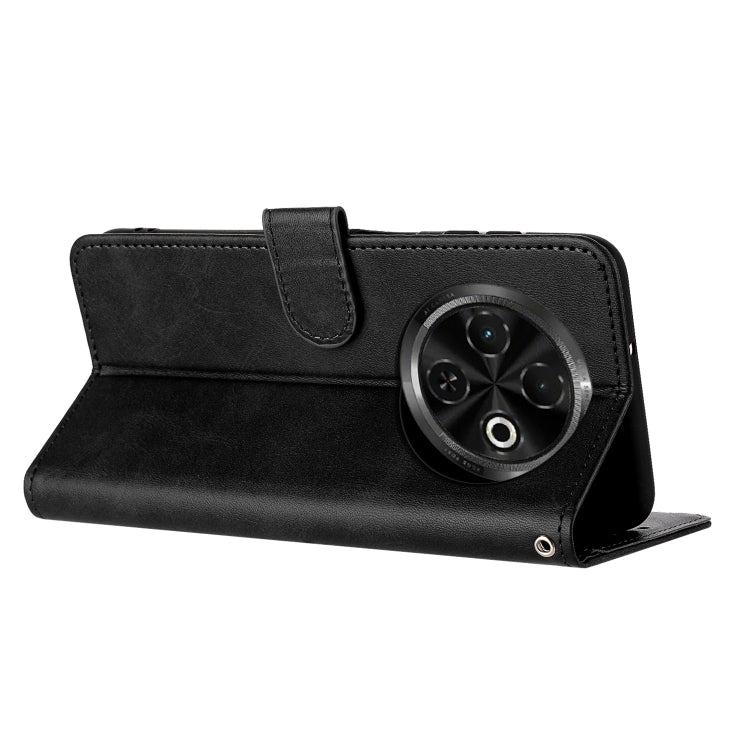 For Tecno Spark 30C Solid Calf Texture Flip Leather Phone Case