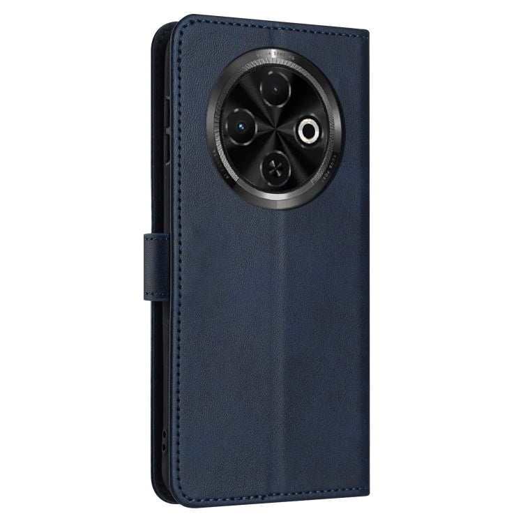For Tecno Spark 30C Solid Calf Texture Flip Leather Phone Case