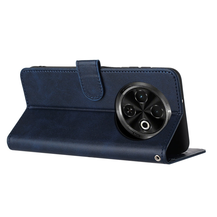 For Tecno Spark 30C Solid Calf Texture Flip Leather Phone Case