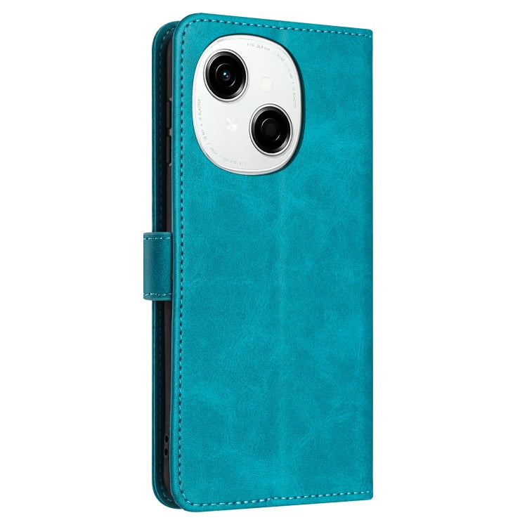 For Tecno Spark Go 1 Solid Calf Texture Flip Leather Phone Case