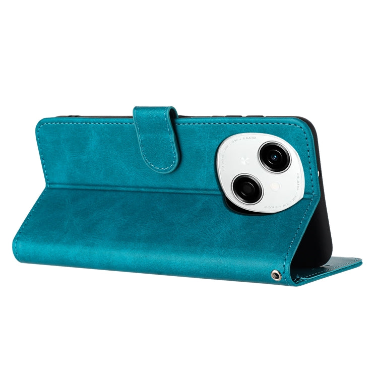 For Tecno Spark Go 1 Solid Calf Texture Flip Leather Phone Case