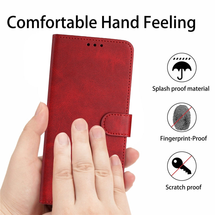 For Tecno Spark Go 1 Solid Calf Texture Flip Leather Phone Case
