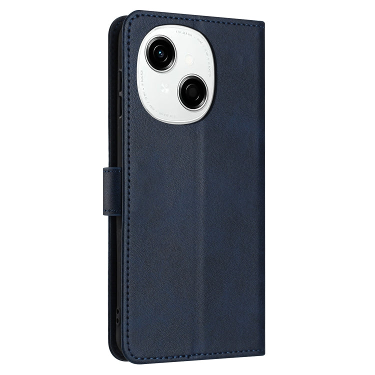 For Tecno Spark Go 1 Solid Calf Texture Flip Leather Phone Case